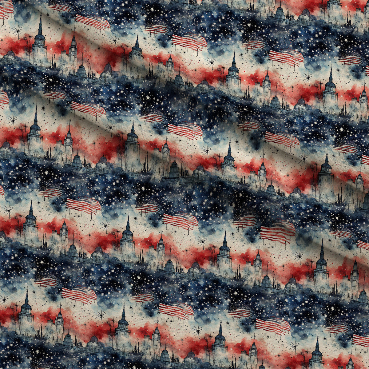 Liberty Skies Pattern 10 Minky Fabric