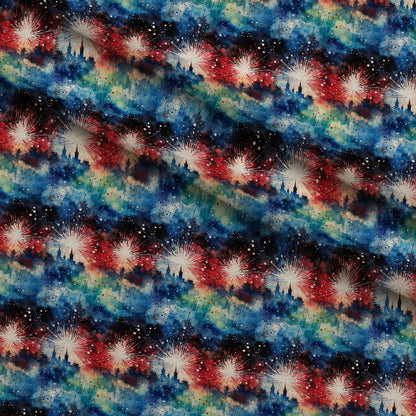 Liberty Skies Pattern 11 Minky Fabric