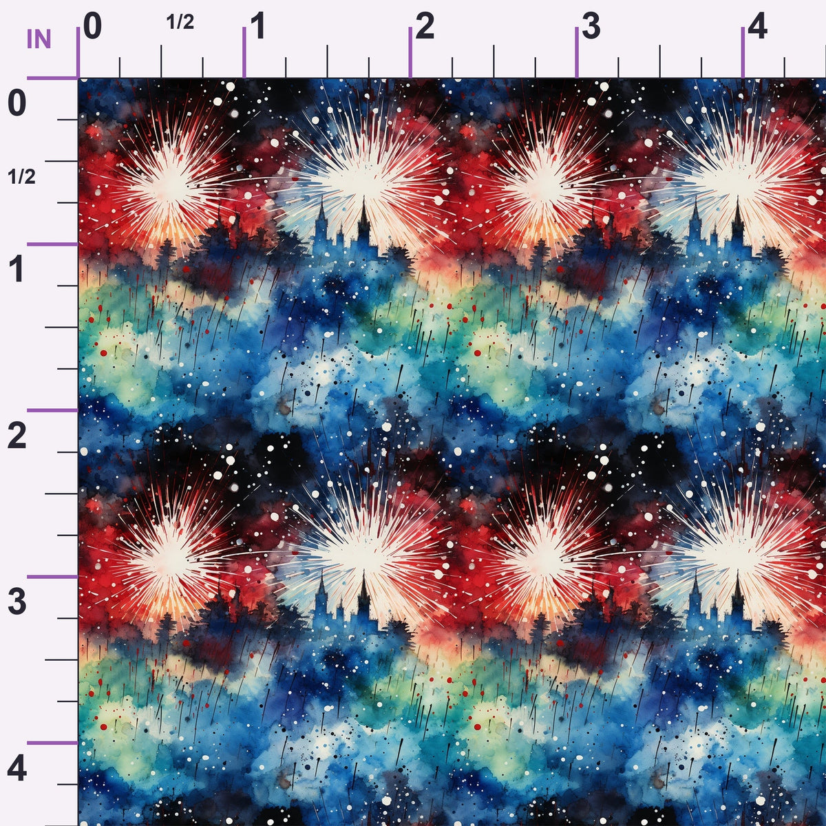 Liberty Skies Pattern 11 Minky Fabric