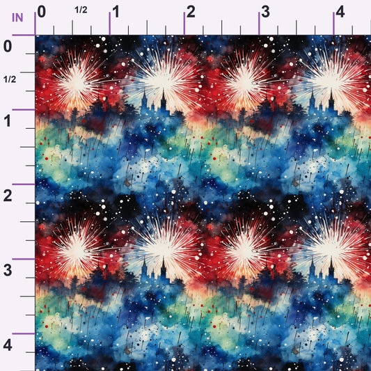 Liberty Skies Pattern 11 Minky Fabric