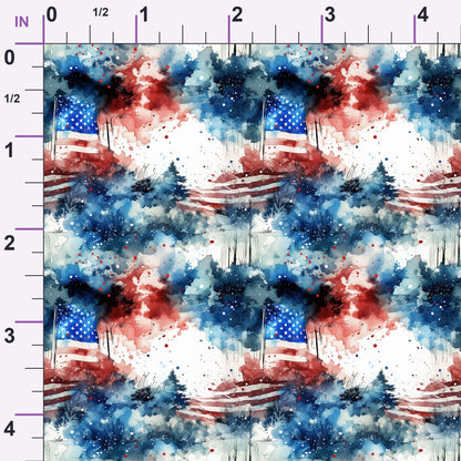 Liberty Skies Pattern 12 Minky Fabric