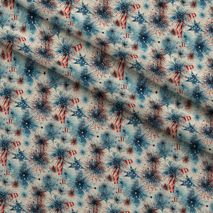 Liberty Skies Pattern 3 Minky Fabric