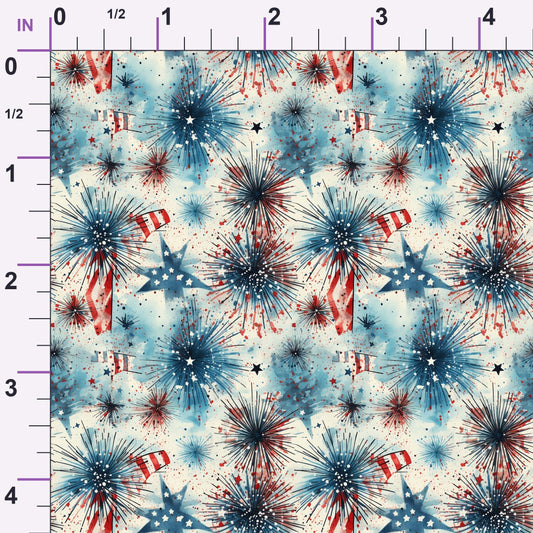 Liberty Skies Pattern 3 Minky Fabric