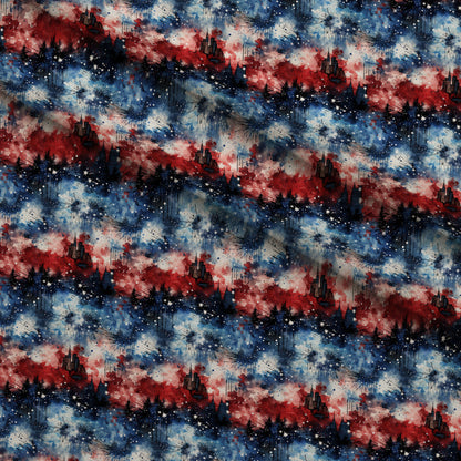 Liberty Skies Pattern 5 Minky Fabric