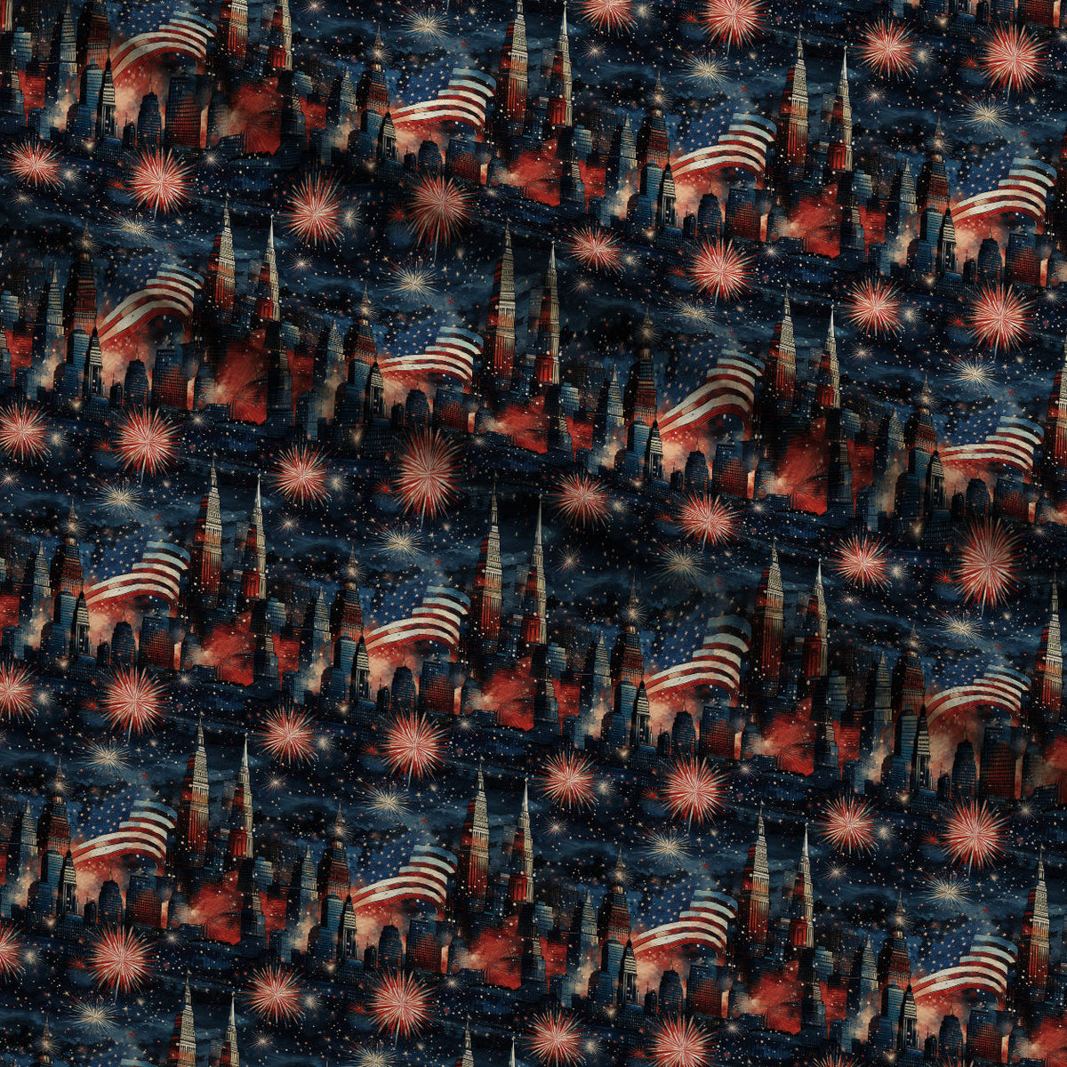Liberty Skies Pattern 7 Minky Fabric