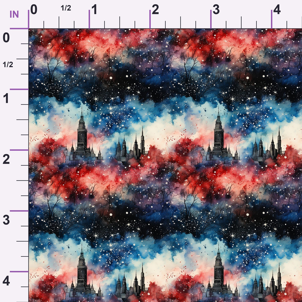Liberty Skies Pattern 8 Minky Fabric