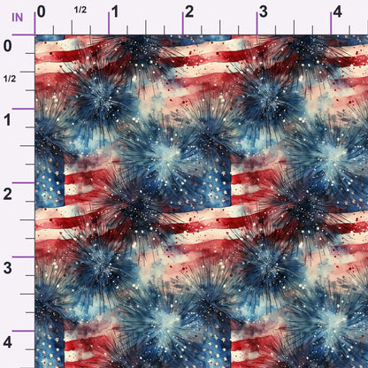 Liberty Skies Pattern 9 Minky Fabric