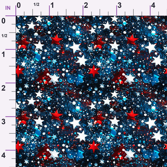 Liberty Sparkle Pattern 10 Minky Fabric