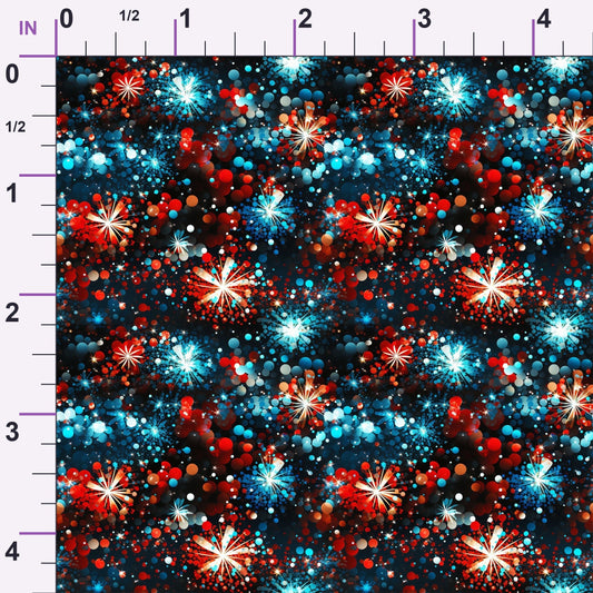 Liberty Sparkle Pattern 4 Minky Fabric