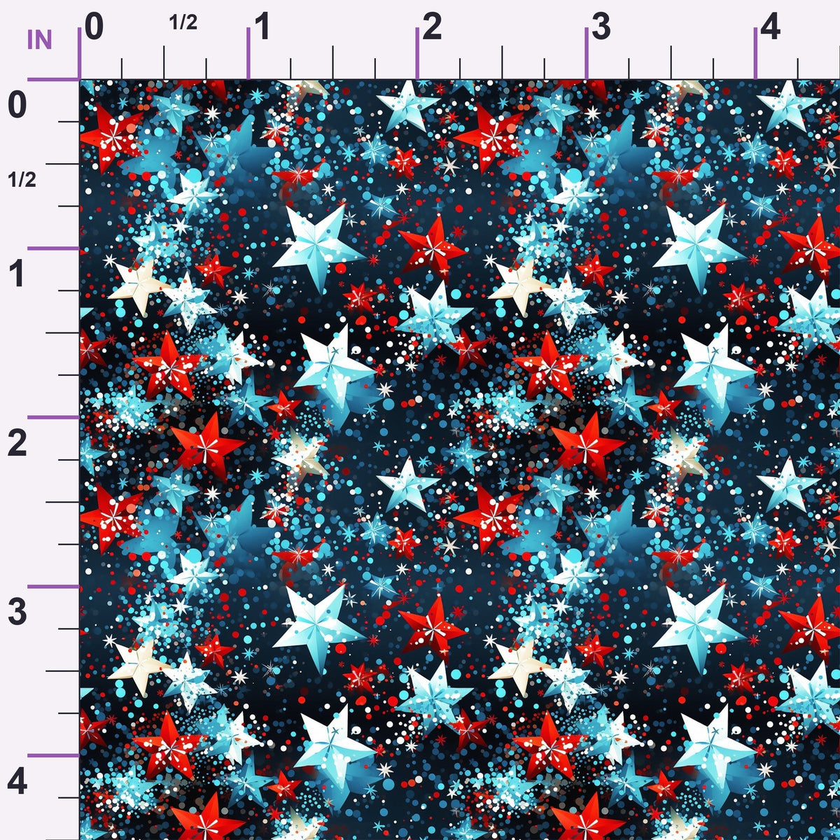 Liberty Sparkle Pattern 8 Minky Fabric