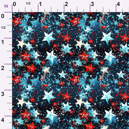 Liberty Sparkle Pattern 8 Minky Fabric