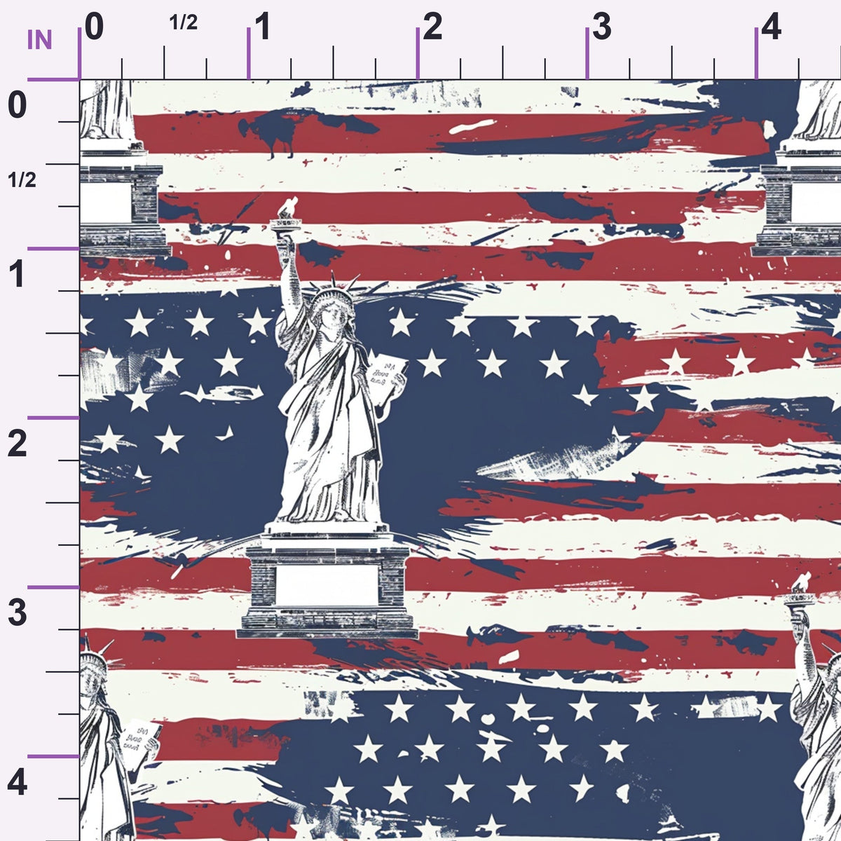 Liberty Stars Pattern 11 Minky Fabric