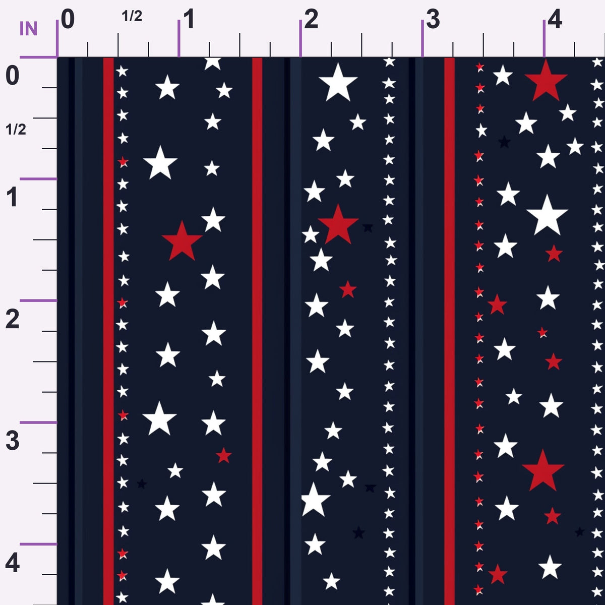 Liberty Stars Pattern 12 Minky Fabric