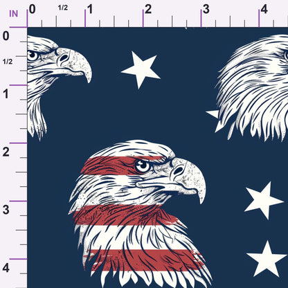 Liberty Stars Pattern 2 Minky Fabric