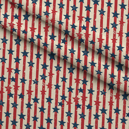 Liberty Stars Pattern 3 Minky Fabric