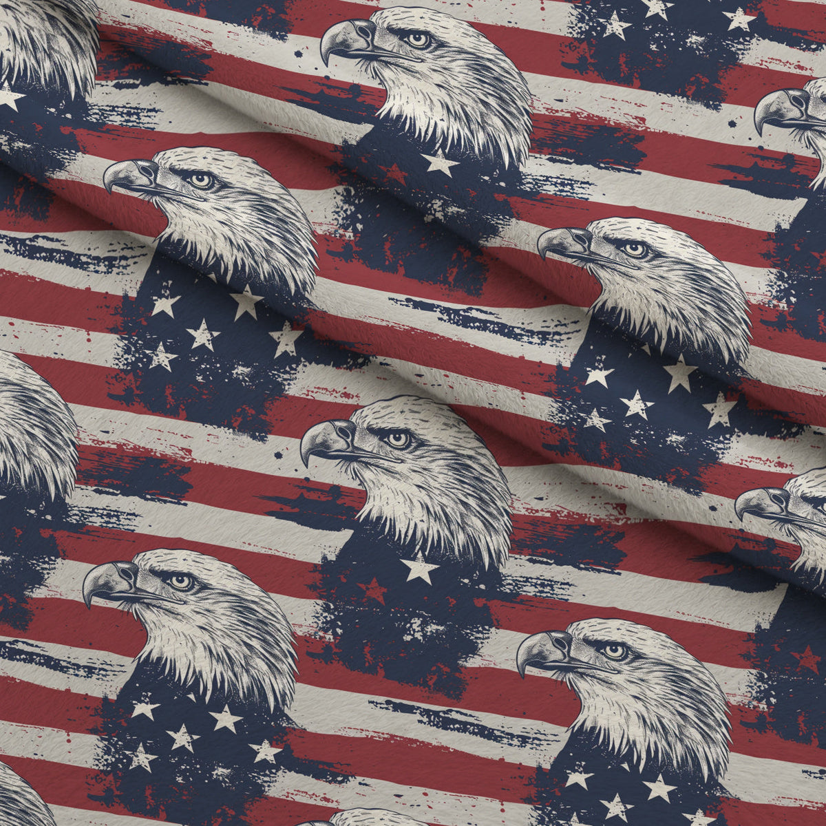 Liberty Stars Pattern 5 Minky Fabric