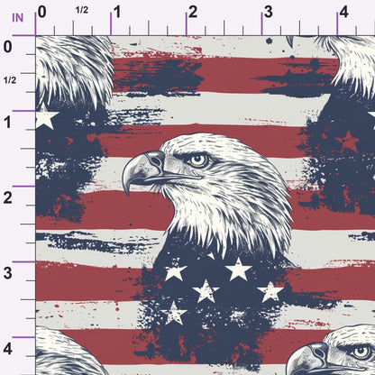 Liberty Stars Pattern 5 Minky Fabric