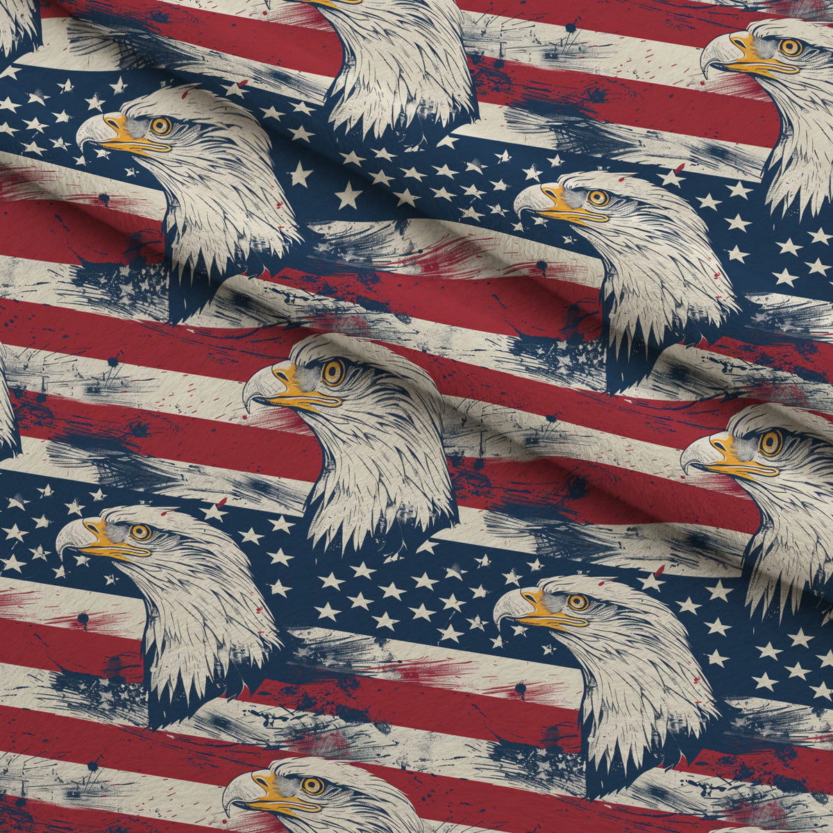 Liberty Stars Pattern 7 Minky Fabric