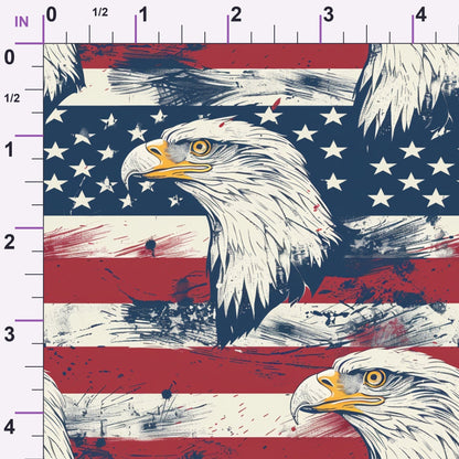 Liberty Stars Pattern 7 Minky Fabric