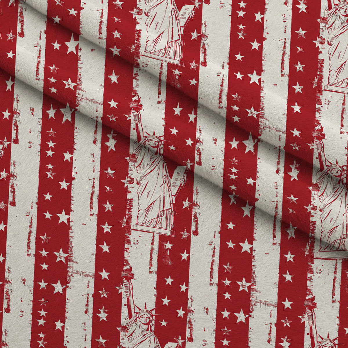 Liberty Stars Pattern 9 Minky Fabric