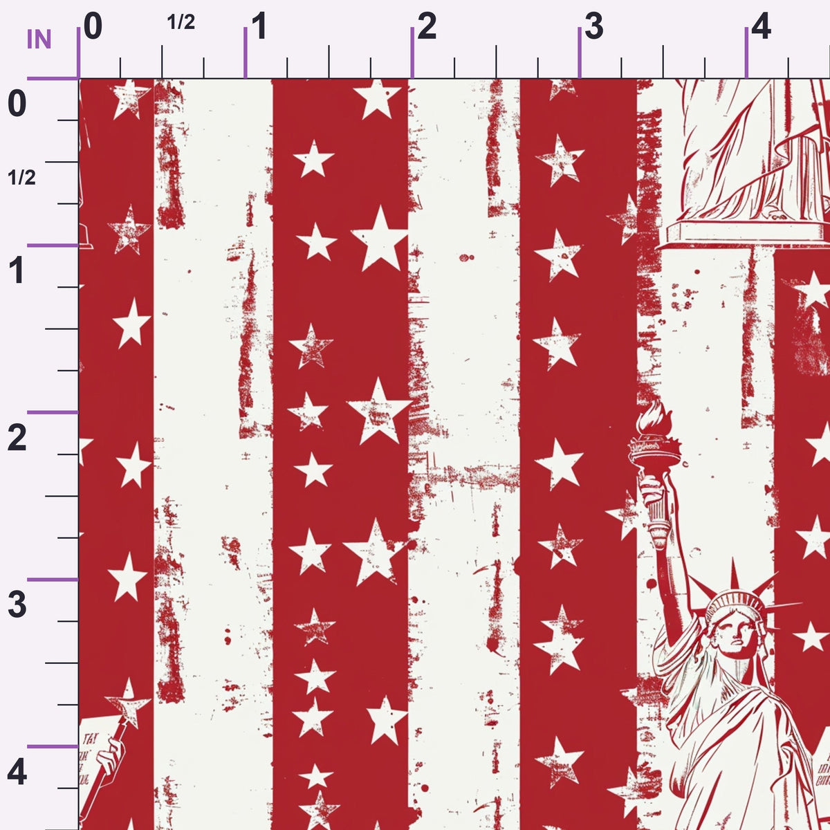 Liberty Stars Pattern 9 Minky Fabric