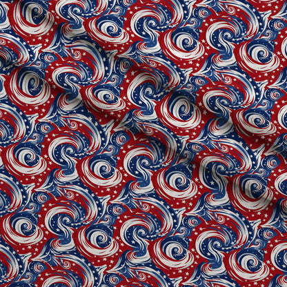 Liberty Waves Pattern 1 Minky Fabric