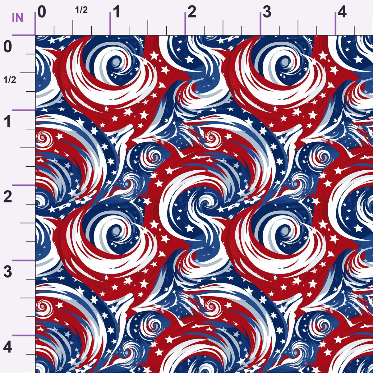 Liberty Waves Pattern 1 Minky Fabric