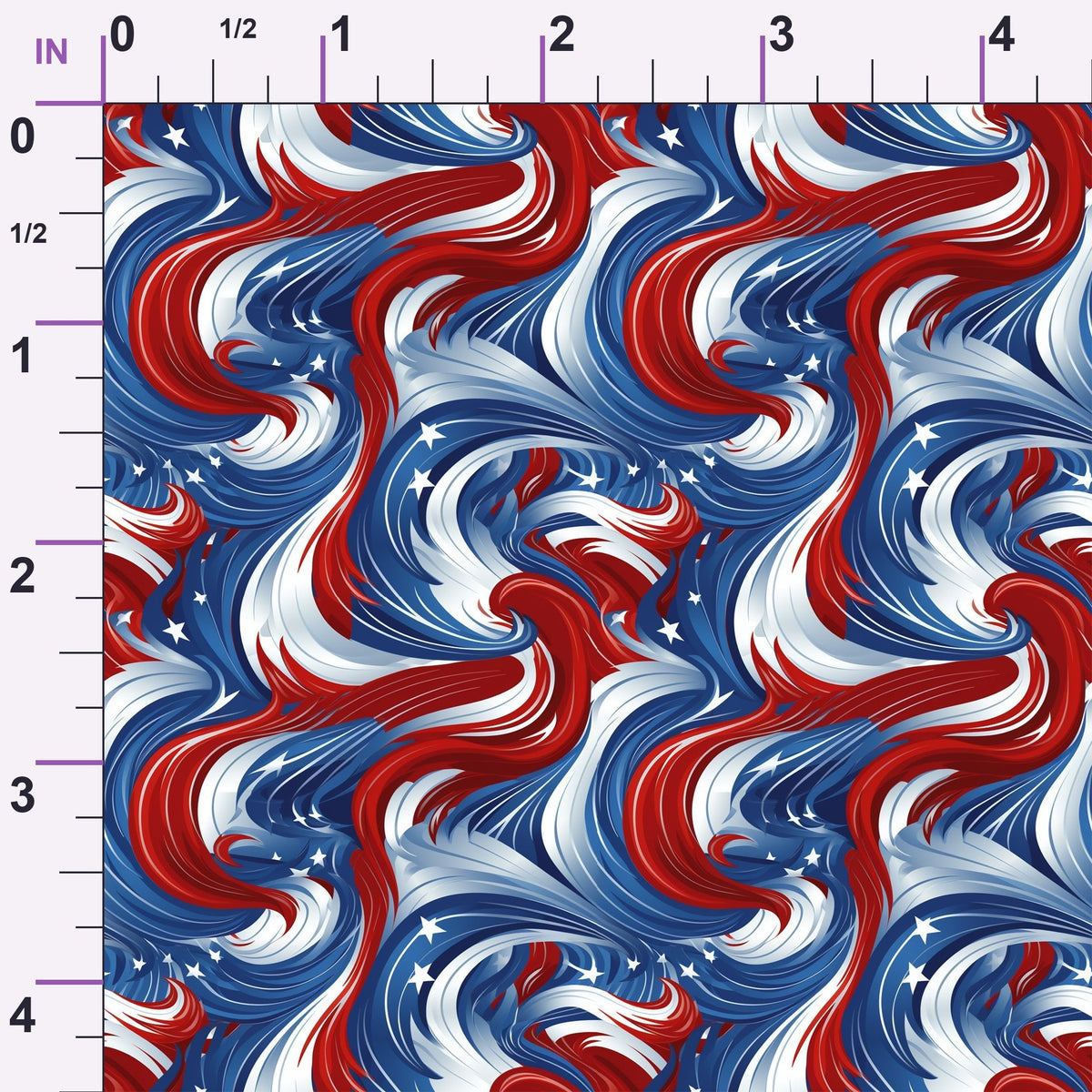 Liberty Waves Pattern 11 Minky Fabric