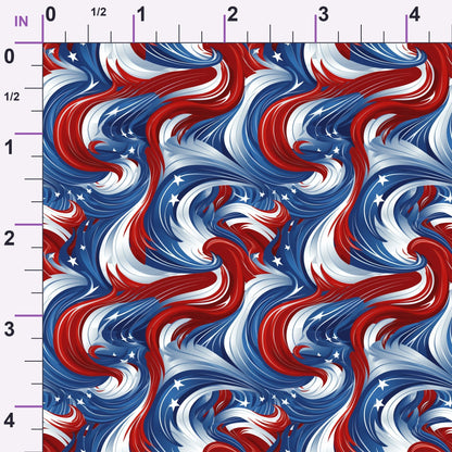 Liberty Waves Pattern 11 Minky Fabric