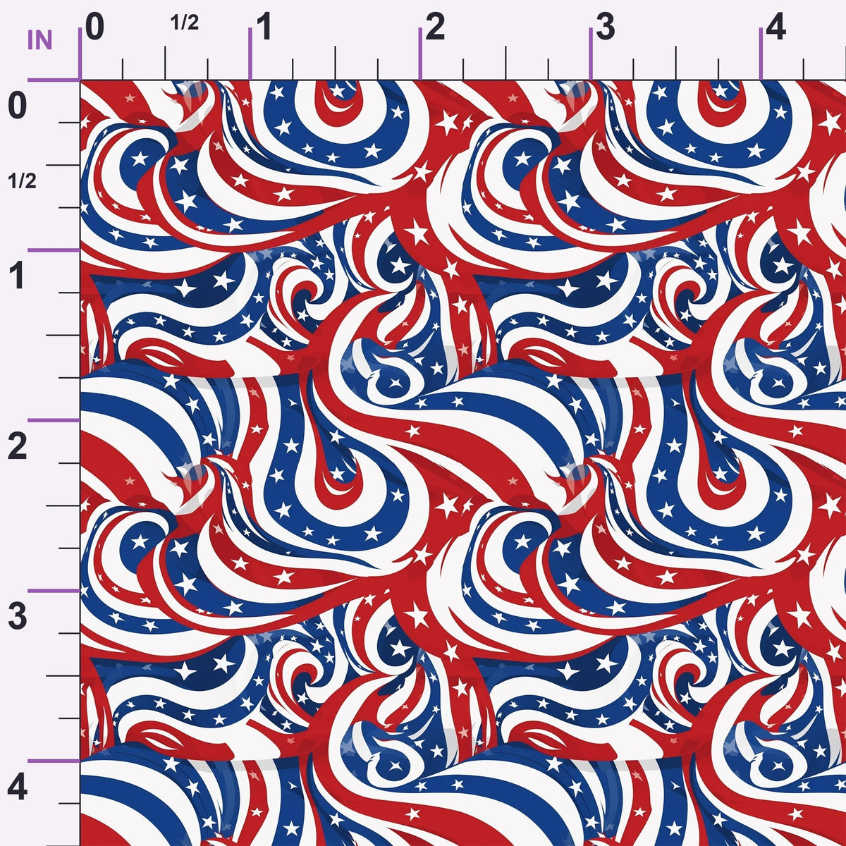 Liberty Waves Pattern 12 Minky Fabric