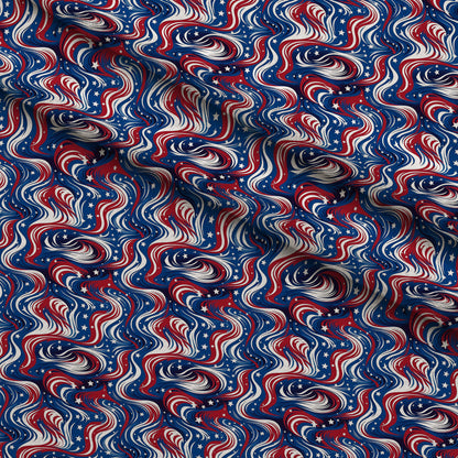 Liberty Waves Pattern 2 Minky Fabric