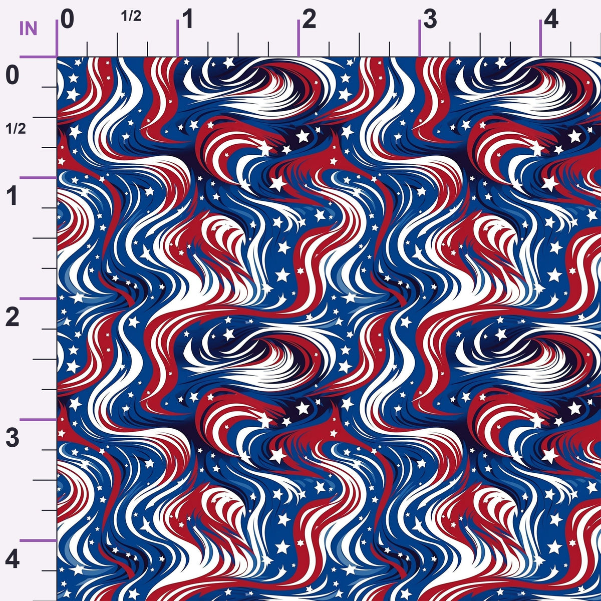 Liberty Waves Pattern 2 Minky Fabric