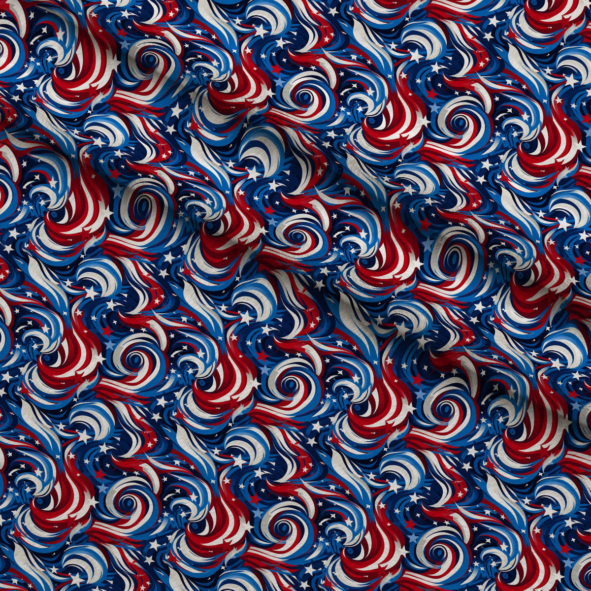 Liberty Waves Pattern 5 Minky Fabric