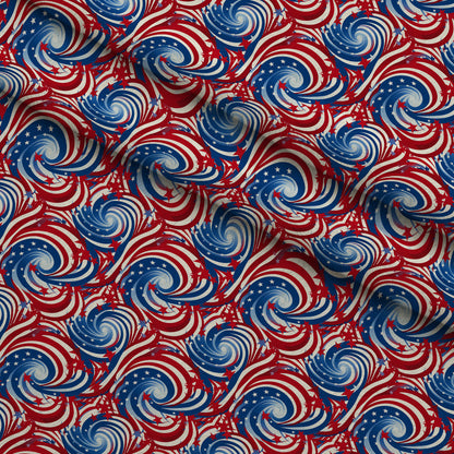 Liberty Waves Pattern 6 Minky Fabric
