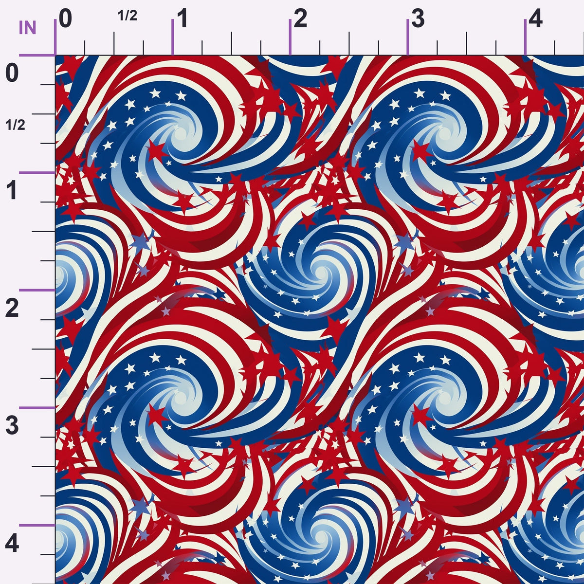 Liberty Waves Pattern 6 Minky Fabric