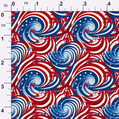 Liberty Waves Pattern 6 Minky Fabric