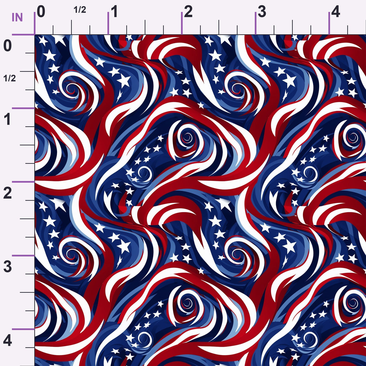 Liberty Waves Pattern 7 Minky Fabric