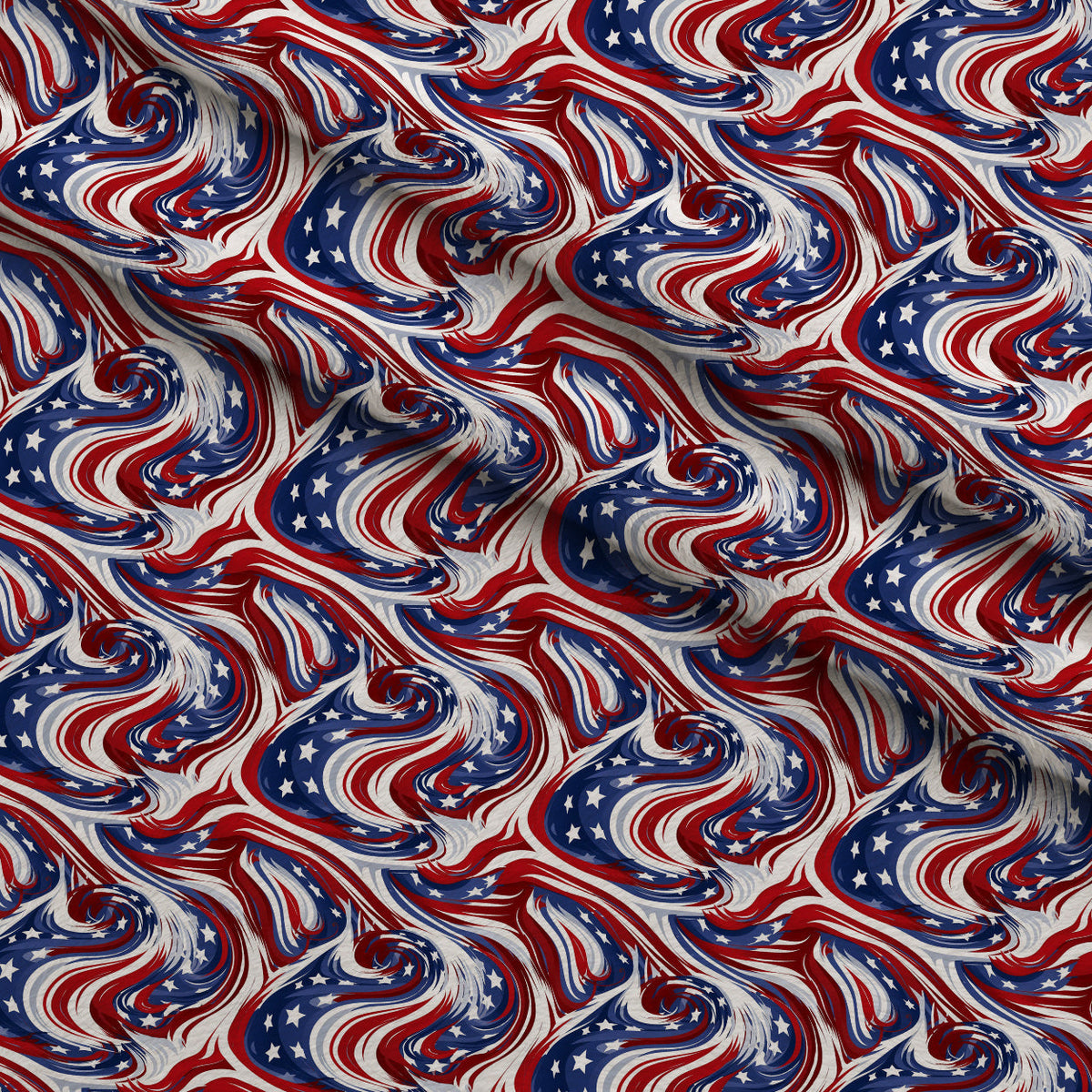 Liberty Waves Pattern 9 Minky Fabric