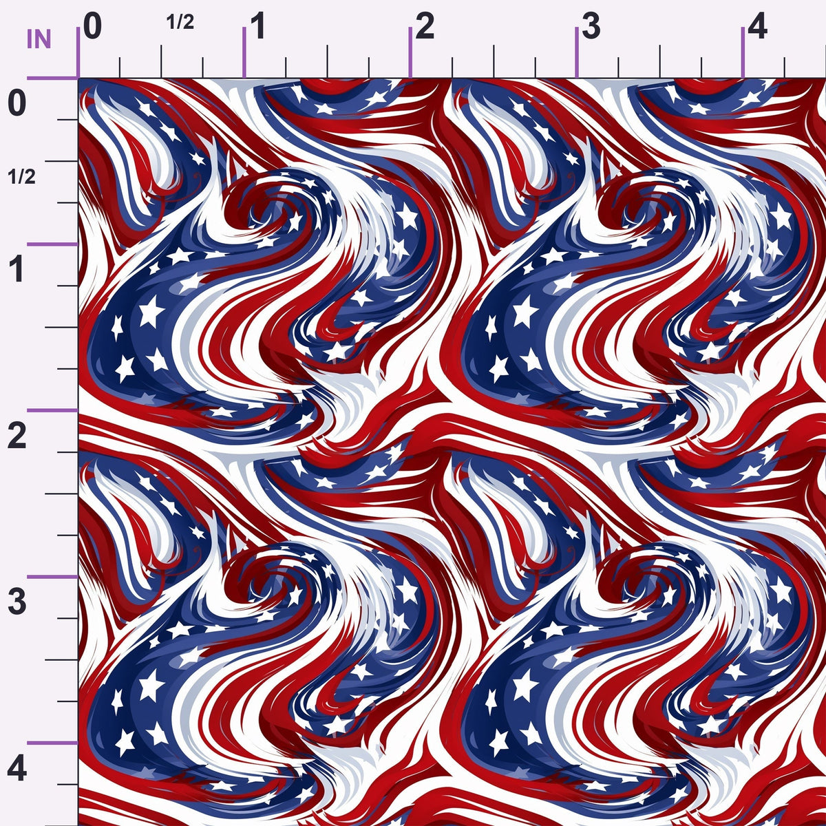 Liberty Waves Pattern 9 Minky Fabric