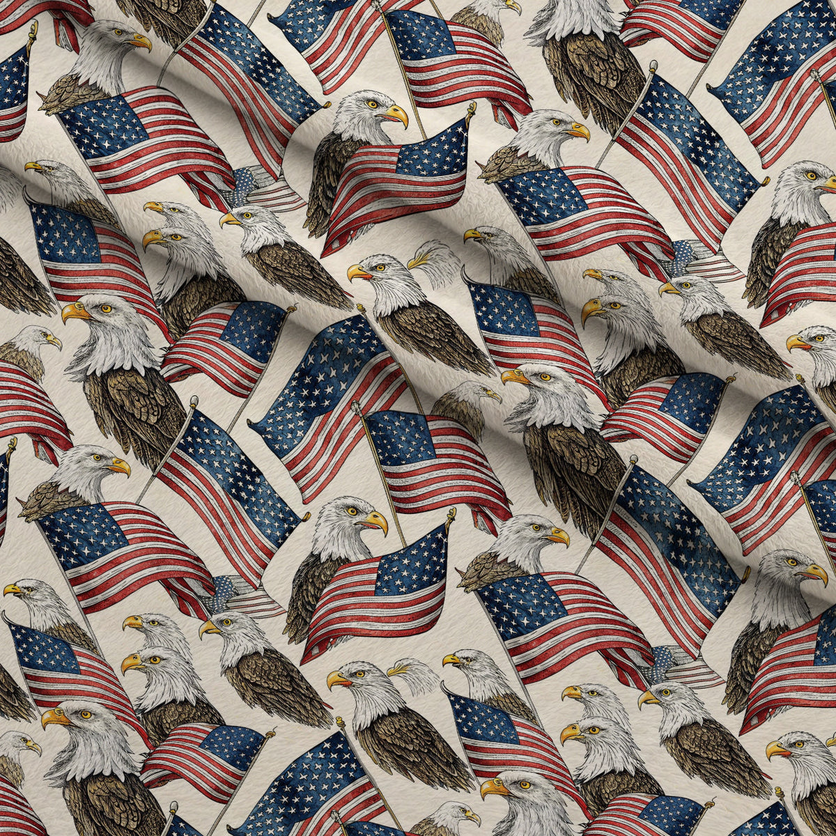 Liberty Wings Pattern 4 Minky Fabric