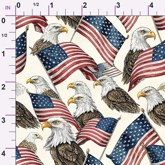 Liberty Wings Pattern 4 Minky Fabric