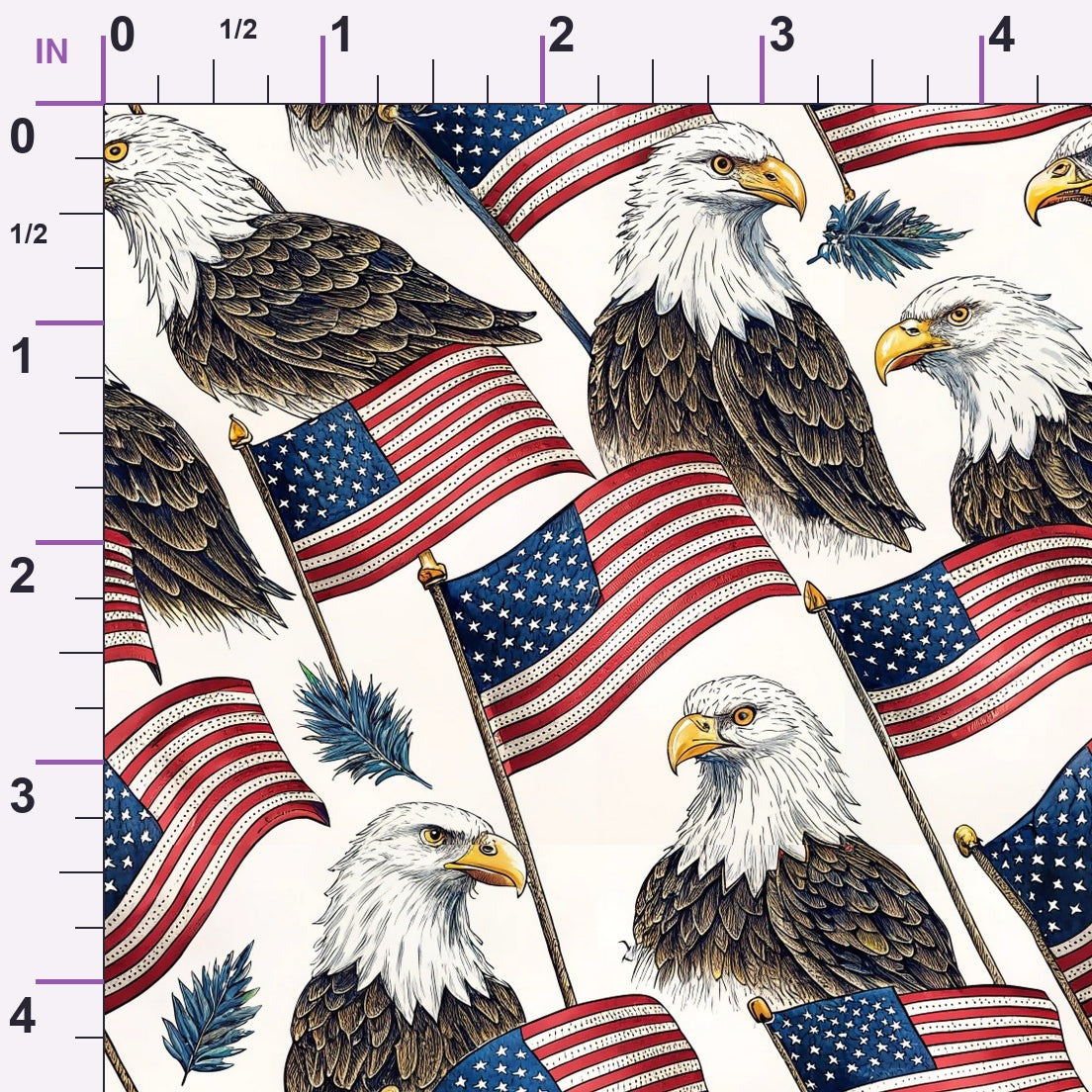Liberty Wings Pattern 6 Minky Fabric