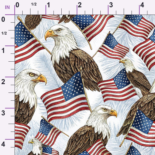 Liberty Wings Pattern 8 Minky Fabric