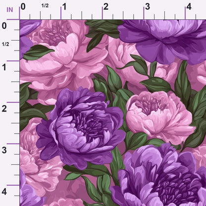 Lilac Petal Dreams Pattern 1 Minky Fabric