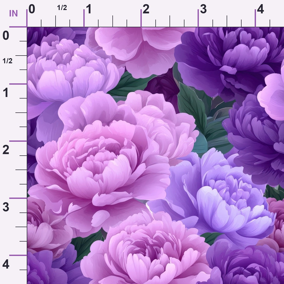 Lilac Petal Dreams Pattern 12 Minky Fabric