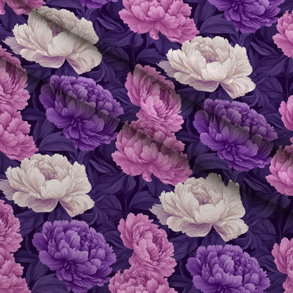Lilac Petal Dreams Pattern 2 Minky Fabric