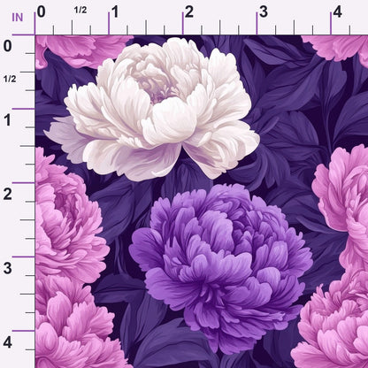 Lilac Petal Dreams Pattern 2 Minky Fabric