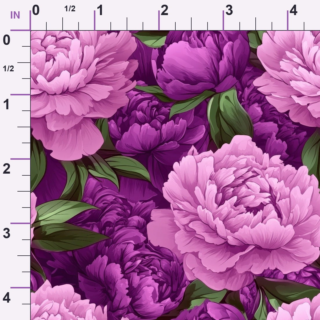 Lilac Petal Dreams Pattern 4 Minky Fabric