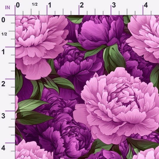 Lilac Petal Dreams Pattern 4 Minky Fabric