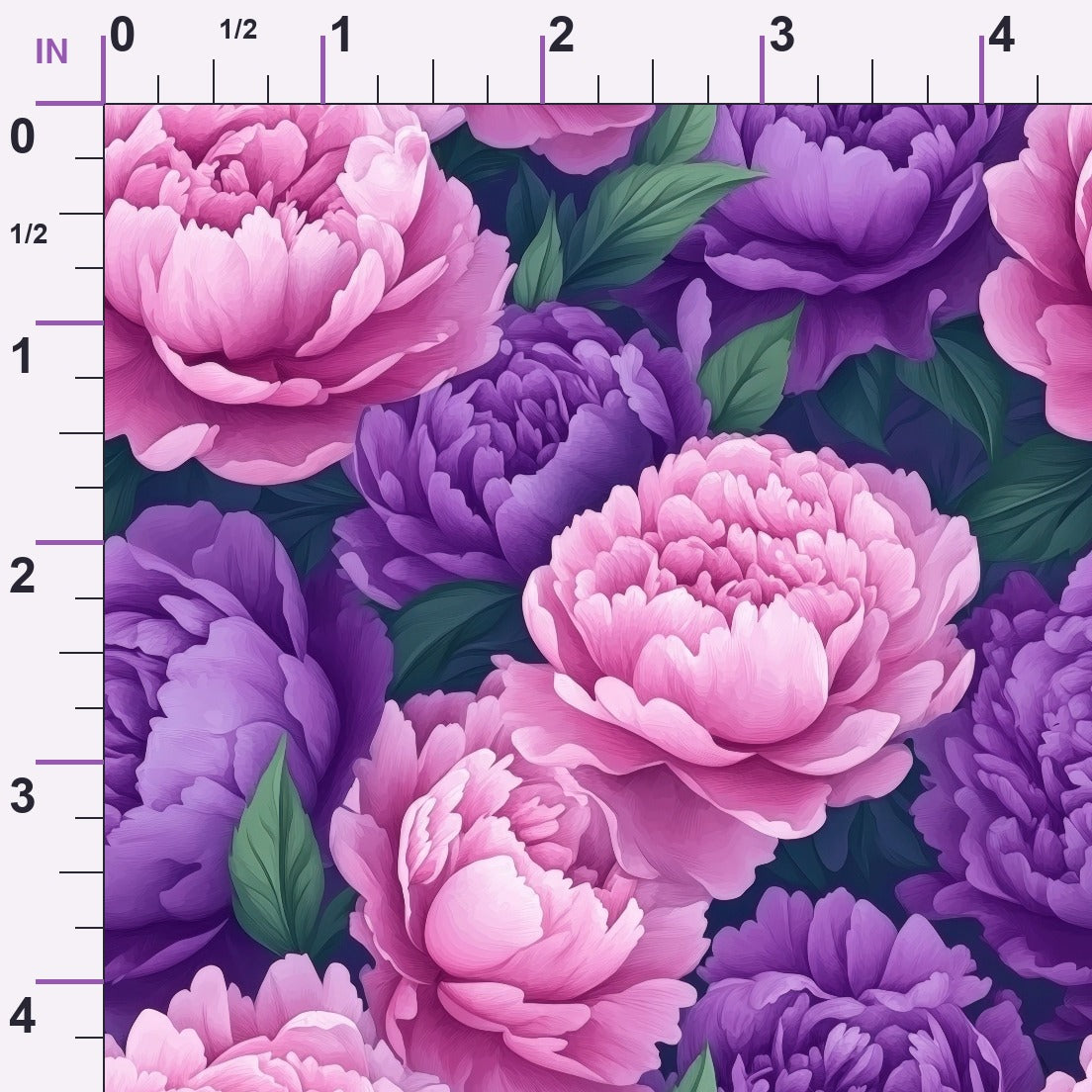 Lilac Petal Dreams Pattern 8 Minky Fabric